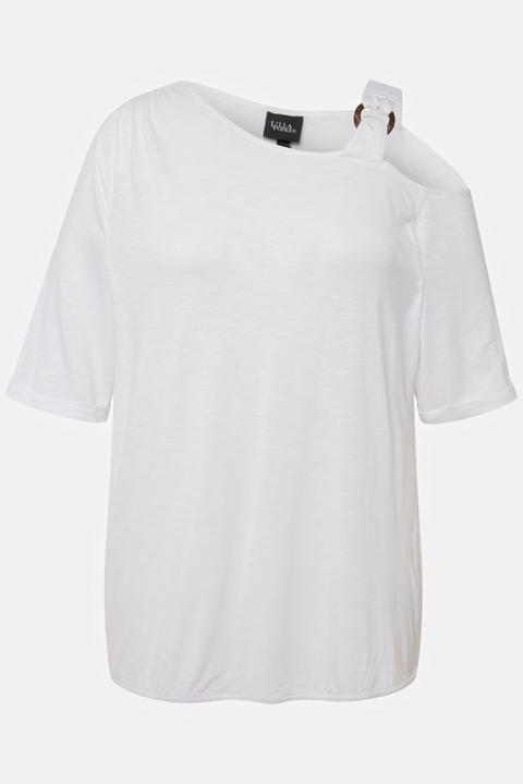 Actual product image Ulla Popken Cold Shoulder O-Ring Tee (50, 52)