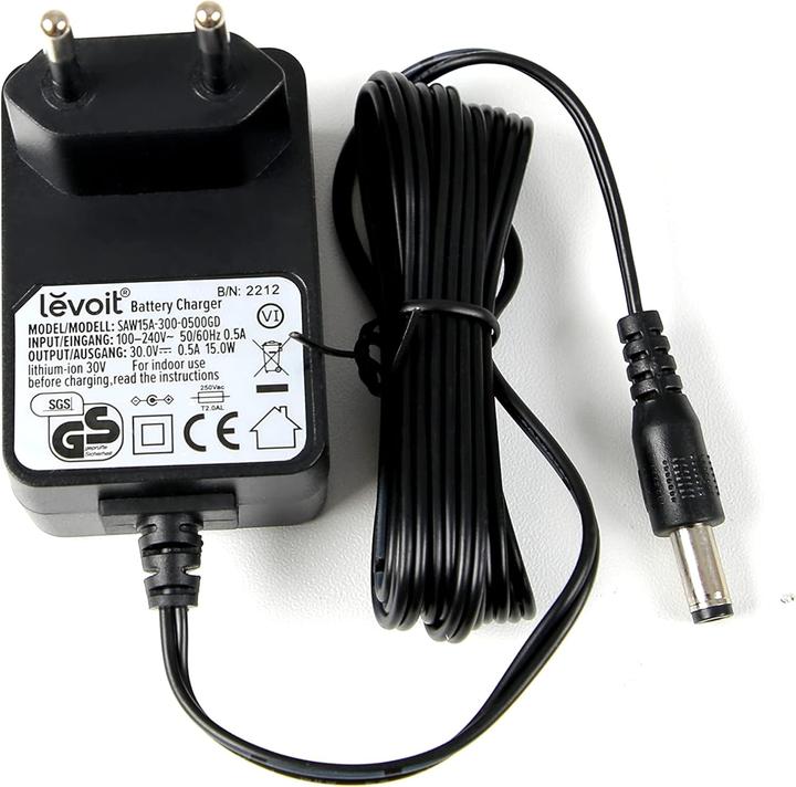 Produktbild Levoit Akku Staubsauger-Adapter 100-240V 50/60Hz 0,5A