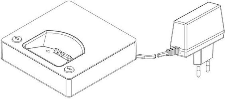 Image du produit Siedle Chargeur Scope avec adaptateur secteur ws-hgl S 850-0 WH/S E
