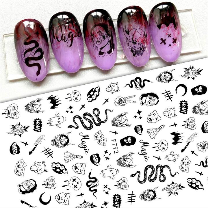 Produktbild JTI Bogen mit Nagelaufklebern