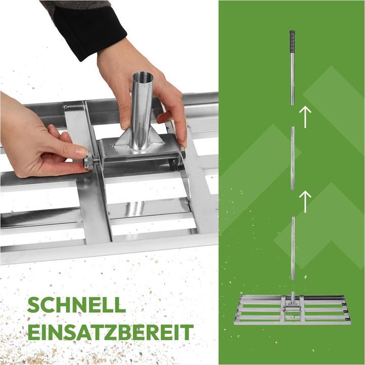 Actual product image Dönges Rasen-Nivellierrechen 75x35 cm mit 200 cm Stiel