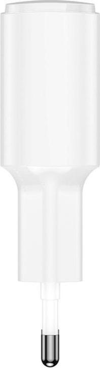 Actual product image Forever TC-01-20AC PD QC charger 1x USB-C 1x USB 20W white (20 W, 2 ports)