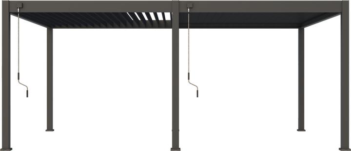 Produktbild Weide Pergola Deluxe Plus 4x6m mit Lamellendach Anthrazit (400 cm, 600 cm)