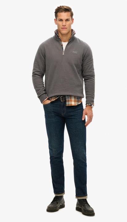 Immagine prodotto Superdry Essential Sweatshirt mit halblangem Reissverschluss und Logo (XL)