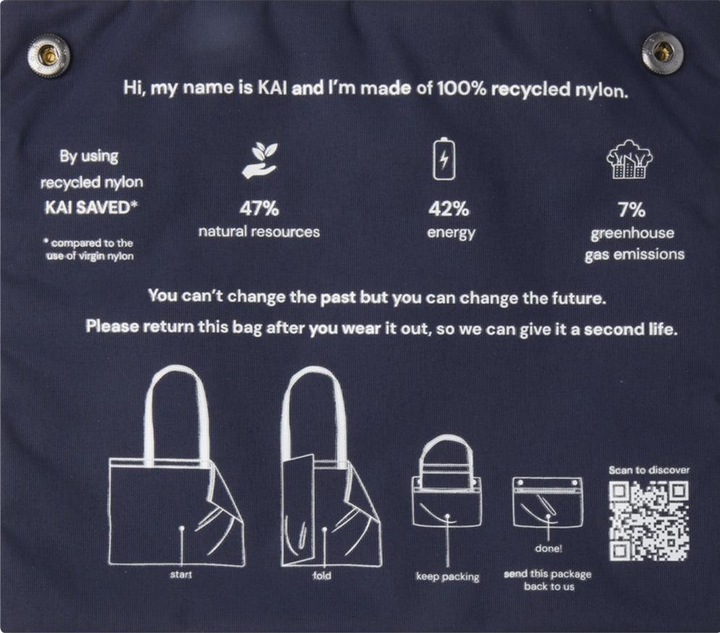 Actual product image Generic Kai Circular Recycled Tote Bag