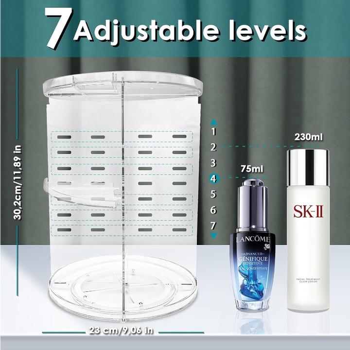 Actual product image Auxmir Deluxe cosmetics organiser