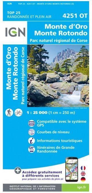 Actual product image Monte D'Oro / Monte Rotondo / PNR De Corse