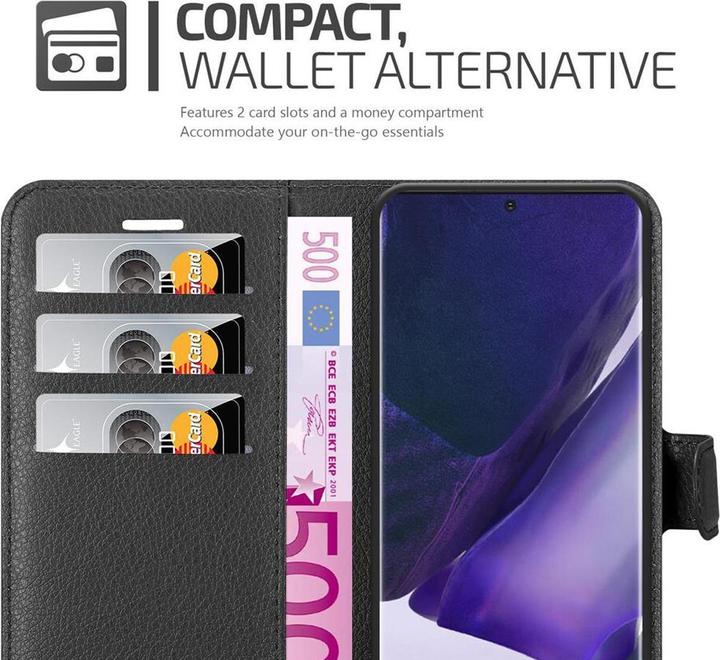 Actual product image Cadorabo Book with stand function cover (Samsung Galaxy Note 20+)