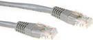 Produktbild ACT Grey 10 meter U/UTP CAT5E patch cable with RJ45 connectors CAT5E U/UTP GREY 10.00M (U/UTP, CAT5e, 10 m)