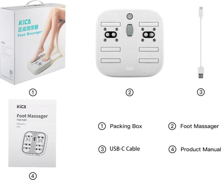 Immagine prodotto Kica Massaggiatore per piedi grigio