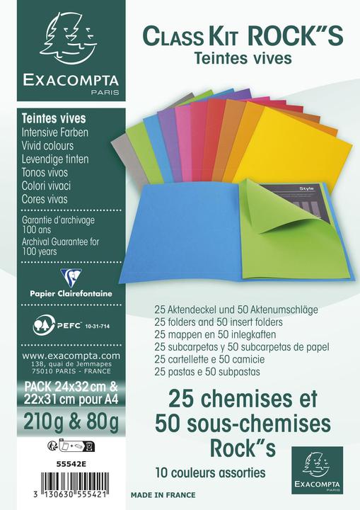 Immagine prodotto Exacompta Scrapbook - Copertine di file (A4, 100x)