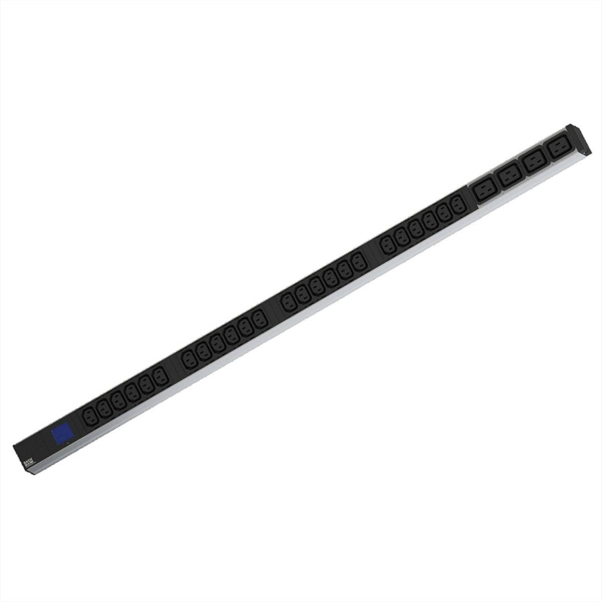 Bachmann BN0500 48,26cm 19Zoll PDU 1HE 24xC13 4xC19 Leistungsmessung Anschluss CEE 16 blau, USV Zubehör