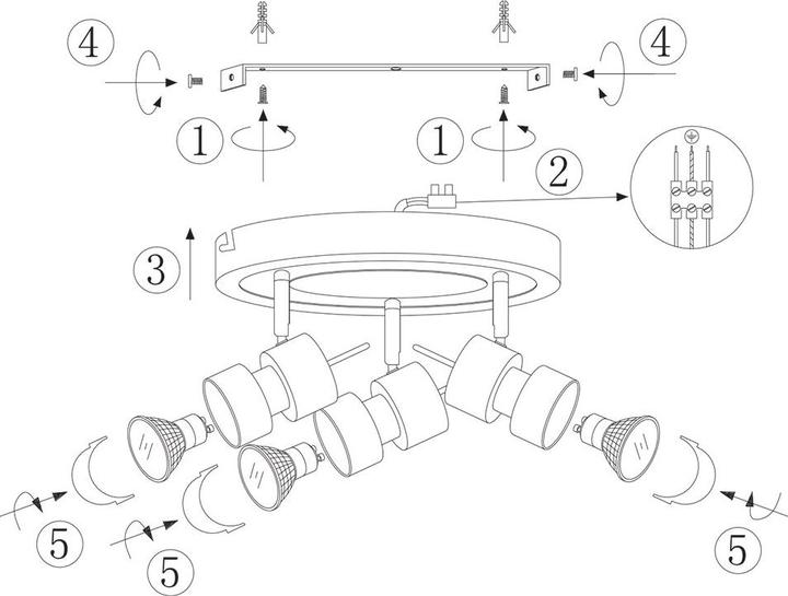 Produktbild Steinhauer Natasja (480 lm, GU10)
