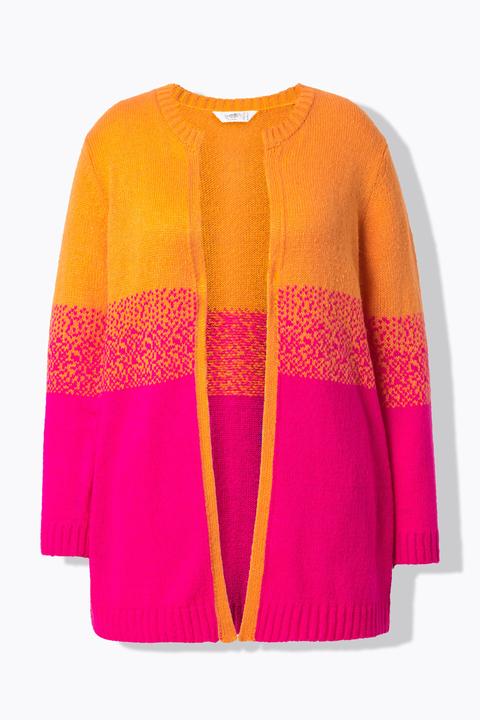 Produktbild Angel of Style Strickjacke, gerade, offene Passform, Colorblocking (56)
