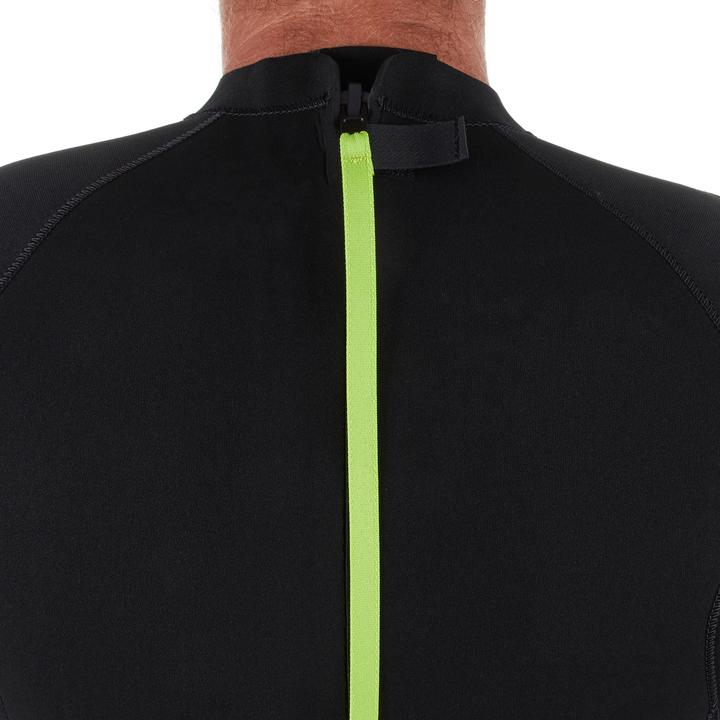 Actual product image Olaian Men's surf wetsuit 4/3 mm neoprene (S)