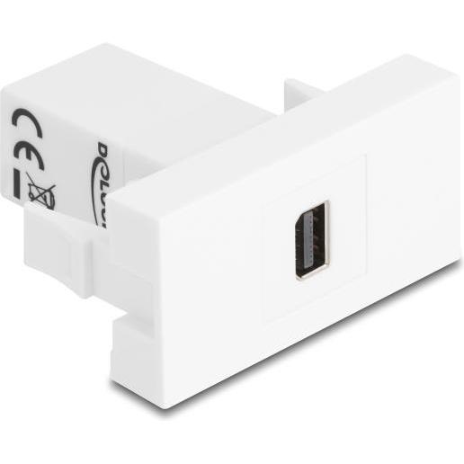 Delock Easy 45 Modul mini DisplayPort Buchse zu mini DisplayPort Buchse (90842) (Mini DP, 4.50 cm), Data + Video Adapter...