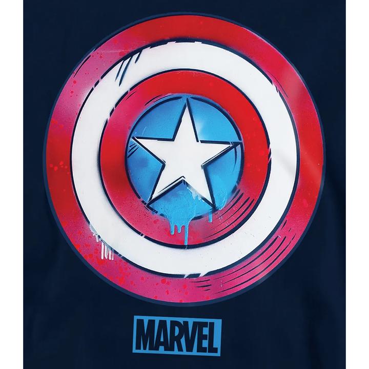 Produktbild Captain America Kapuzenpullover Zum Überziehen (128)