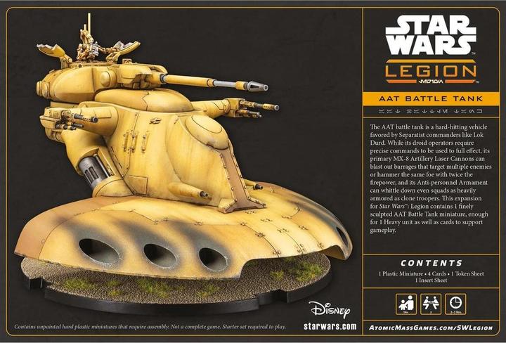 Actual product image Atomic Mass Games Star Wars Legion - AAT Battle Tank DE/EN/ES/FR (Plastic)