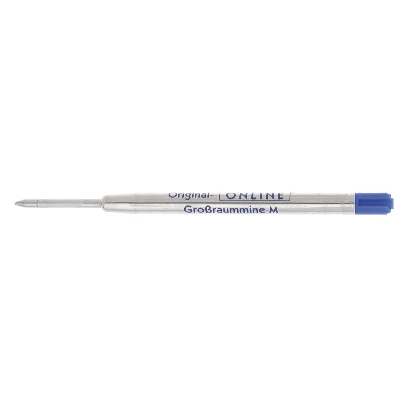 ONLINE 6x ricariche penna per penna a sfera | colore blu, nero | punta media | ricariche indelebile | mine di ricambio