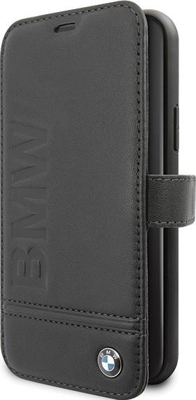 Produktbild BMW Logo Imprint - Apple IPhone 11 Pro - Leder Hard Cover Case Schutzhülle Hülle (Apple iPhone 11 Pro)