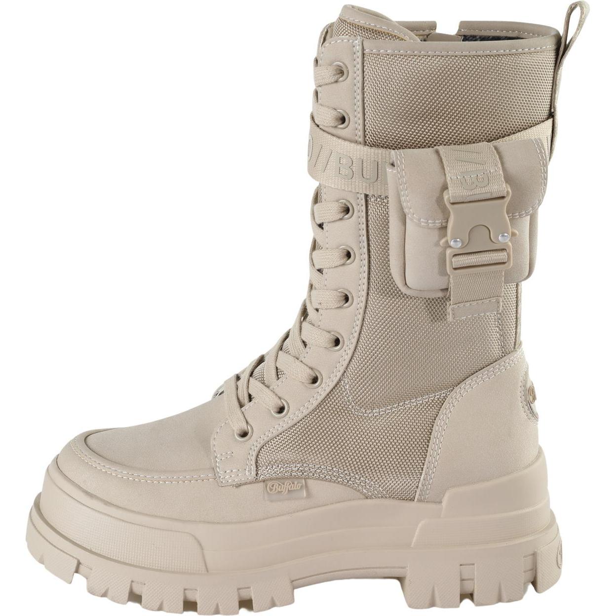 Buffalo, Damen, Boots + Stiefel, Aspha Com Hi, Beige, (39)
