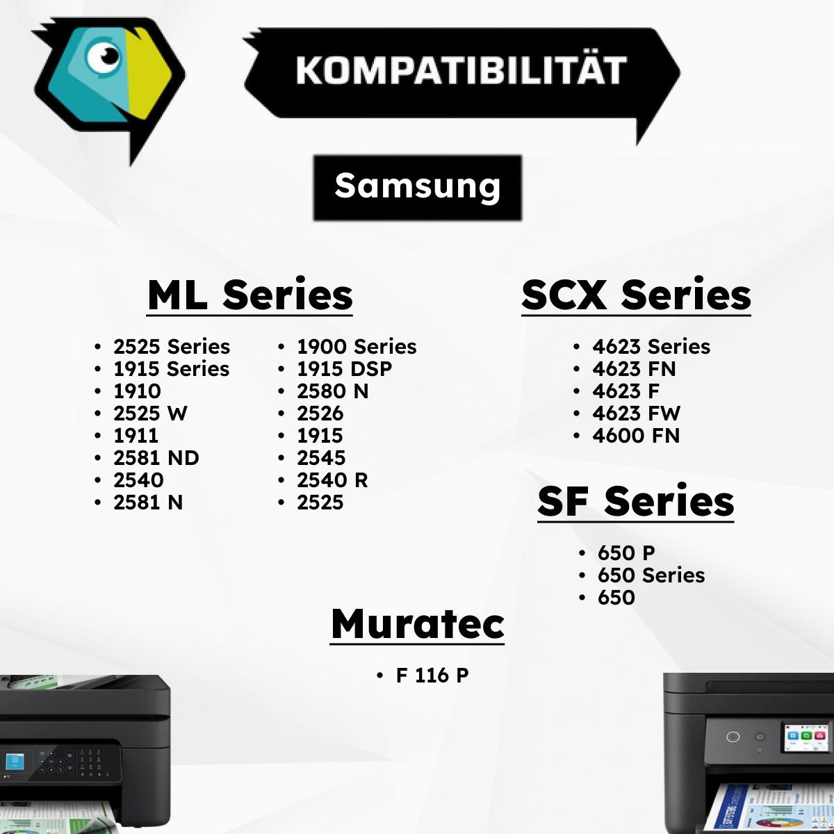 Thumbnail - Inkadoo, Toner, Toner kompatibel zu Samsung MLT-D1052L/ELS / 1052L Toner, schwarz Schwarz (BK)