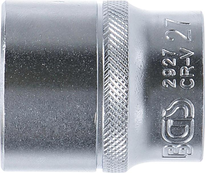 Produktbild BGS Steckschlüssel-Einsatz Sechskant | Antrieb Innenvierkant 12,5 mm (1/2") | SW 27 mm (27 mm)