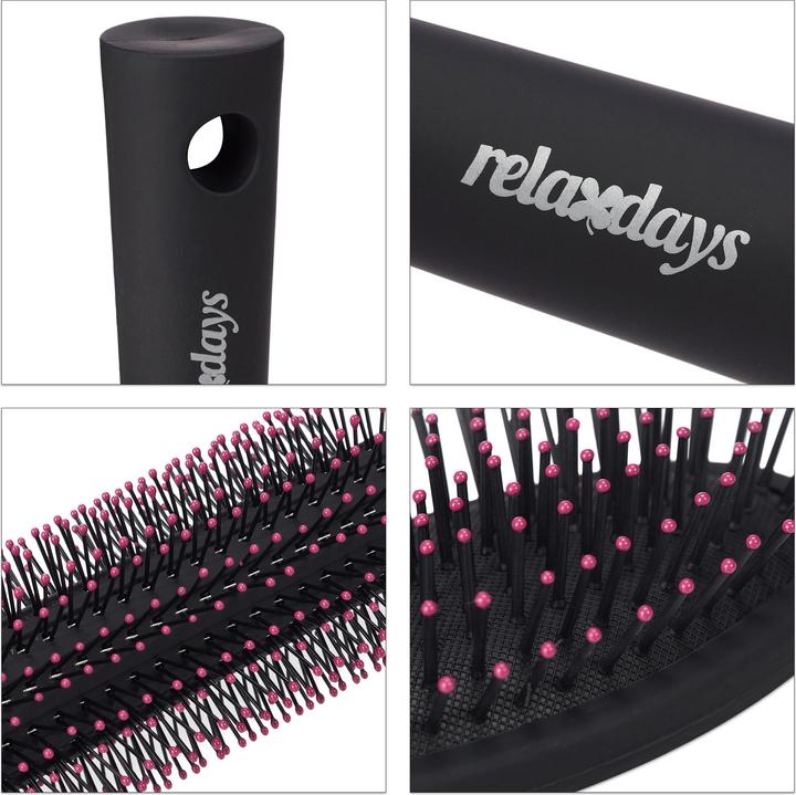 Immagine prodotto Relaxdays Spazzole per Capelli, Set da 4
