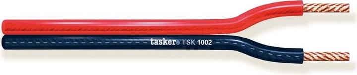 Actual product image Tasker Audio Cable, black/red,100m, PVC, 4.7x9.8mm (100 m)