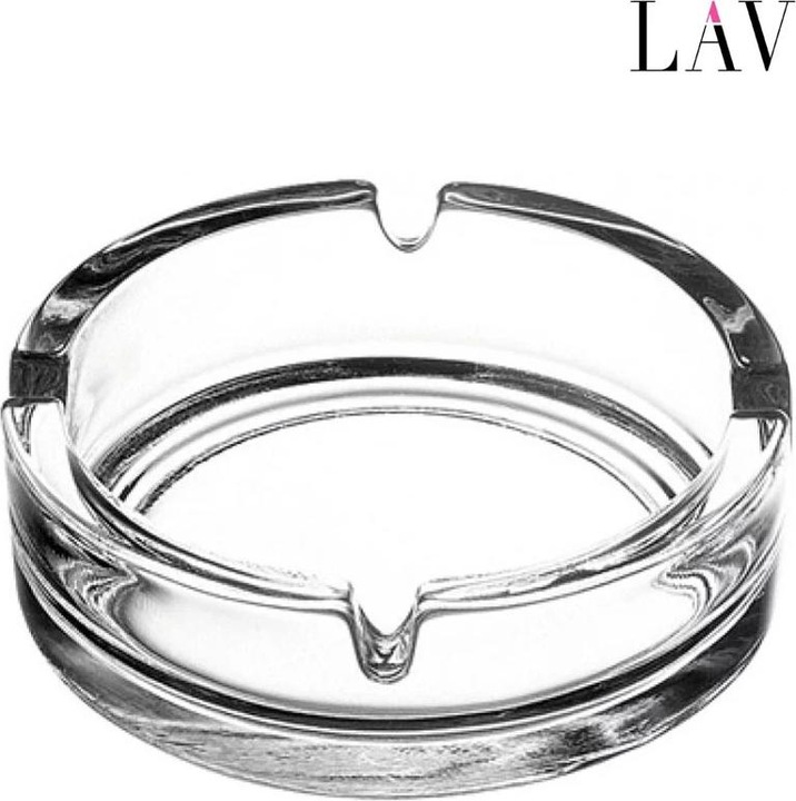 Produktbild LAV 2er-Set Glas ASCHENBECHER transparent stapelbar 10,6×3,4cm