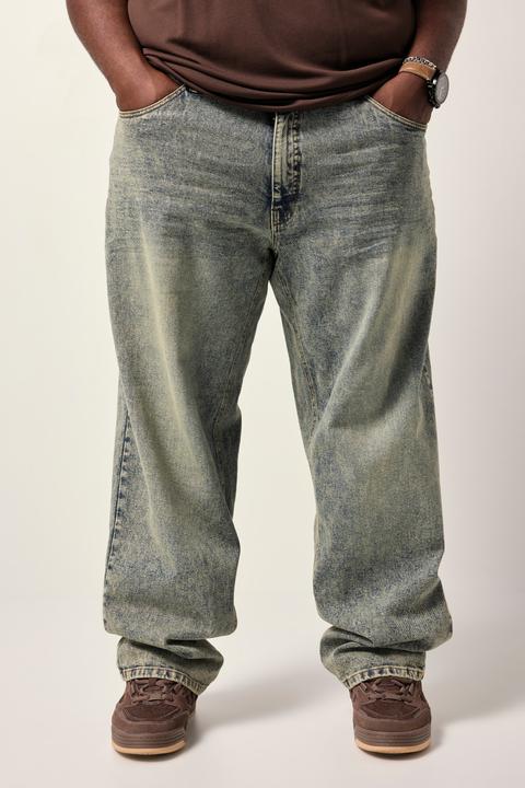 Image du produit Sthuge Jean 5 poches, dirty denim, coupe Tapered Loose Fit - jusqu'à la taille 74 (68)