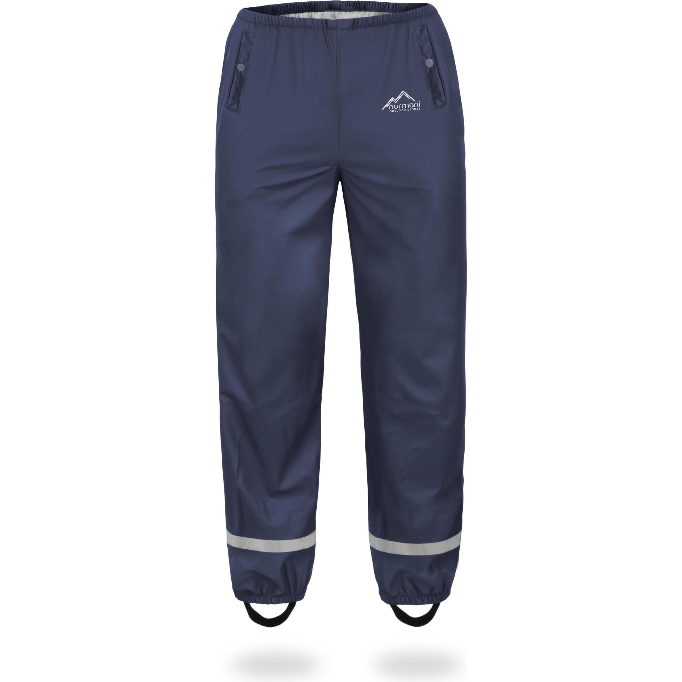 Normani, Herren, Outdoorhose, Kinder Regenhose York - 1141 (116), Blau, 116