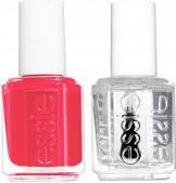 Actual product image Essie Set manichiura/pedichiura Nail Lacquer No.72 Peach Daiquiri, 13.5ml Topcoat Good to go, 5ml (Peach Daiquiri, Colour paint)