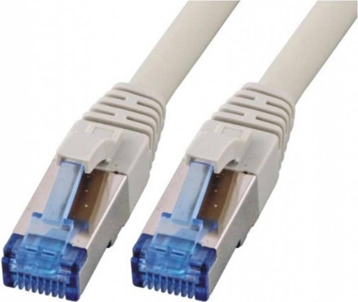 Produktbild M-Cab CAT6A S-FTP-FLEX-LSZH-0.25M-GR (S/FTP, CAT6a, 0.25 m)