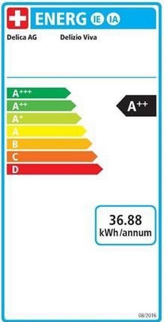 Label énergétique Delizio Viva Elegante (Delizio)