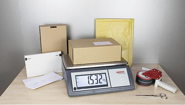 Image du produit Soehnle Balance compacte, plateau de pesée 360 x 240 mm, plage de pesée 0 - 45 kg.