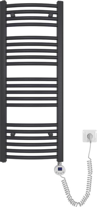 Produktbild Emke Elektrischer Badheizkörper, Badheizung Elektrisch, Anthrazit 100x40cm 300W