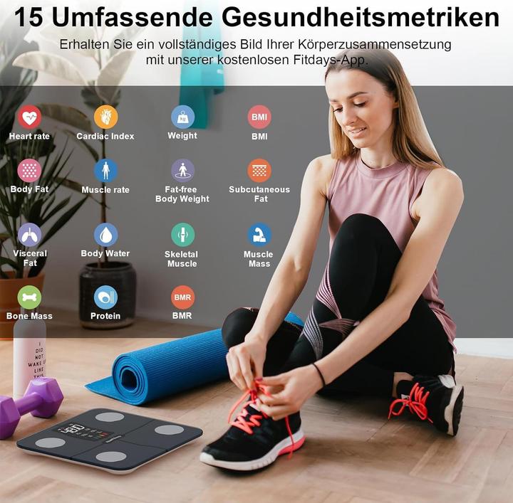 Actual product image Healthkeep Körperfettwaage (180 kg)