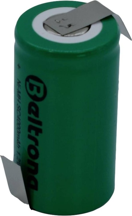 Actual product image Beltrona SC4000 Special rechargeable battery Sub-C Z solder tag NiMH 1.2 V 4000 mAh (1.20 V, 4000 mAh)