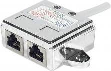 Actual product image Générique Modular Y Adapter FTP- Cat.5e RJ45 M/F/F with cable
