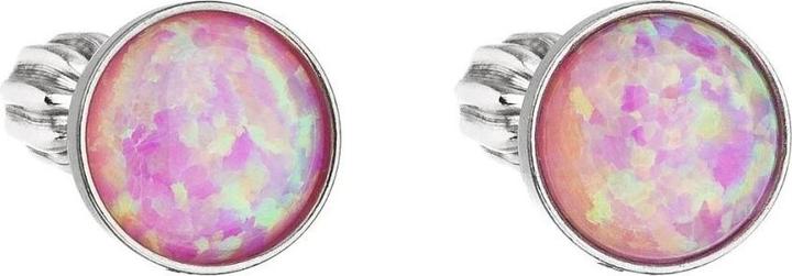 Immagine prodotto Evolution Group Silver Earrings With Pink Synthetic Opal 11001.3 Pink (Argento)
