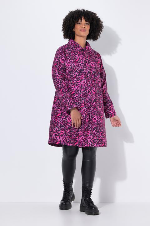 Immagine prodotto Angel of Style Cappotto con colorata stampa leopardata e bottoni automatici