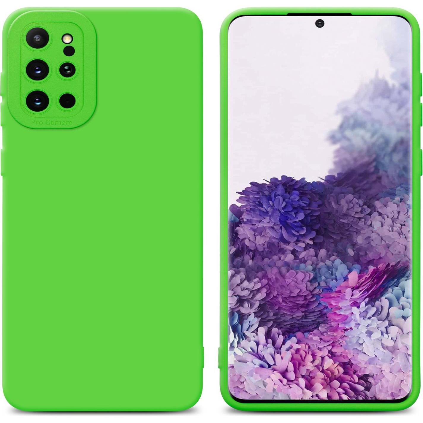 Cadorabo Hülle für Samsung Galaxy S20 PLUS im TPU Fluid LM162 Style (Samsung Galaxy S20+), Smartphone Hülle, Grün
