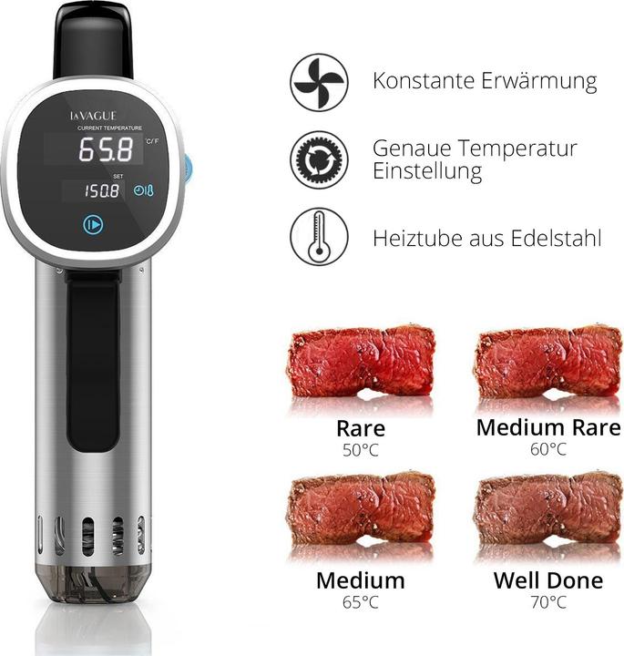 Productafbeelding La Vague Sous Vide Stick Precision Cooker (EU-stekker)