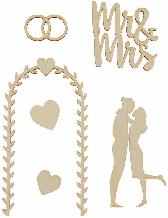 Immagine prodotto Rico Design Decorazione di nozze 6 pezzi (6 pz.)