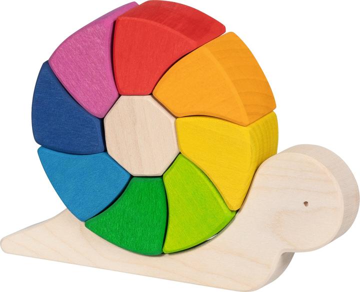 Produktbild Goki Bausteine Kecke Schnirkelschnecke Pauline 10 Teile