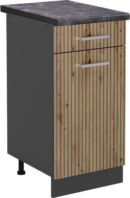 Anthrazit, Artisan Eiche