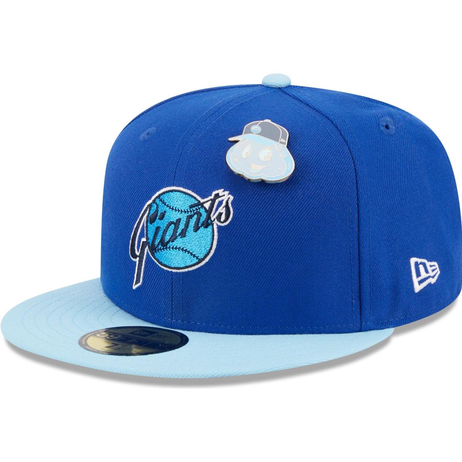 New Era, Herren, Cap, 59Fifty Cap - ELEMENTS PIN Florida Marlins - 7 7/8, Blau, (7 7/8)