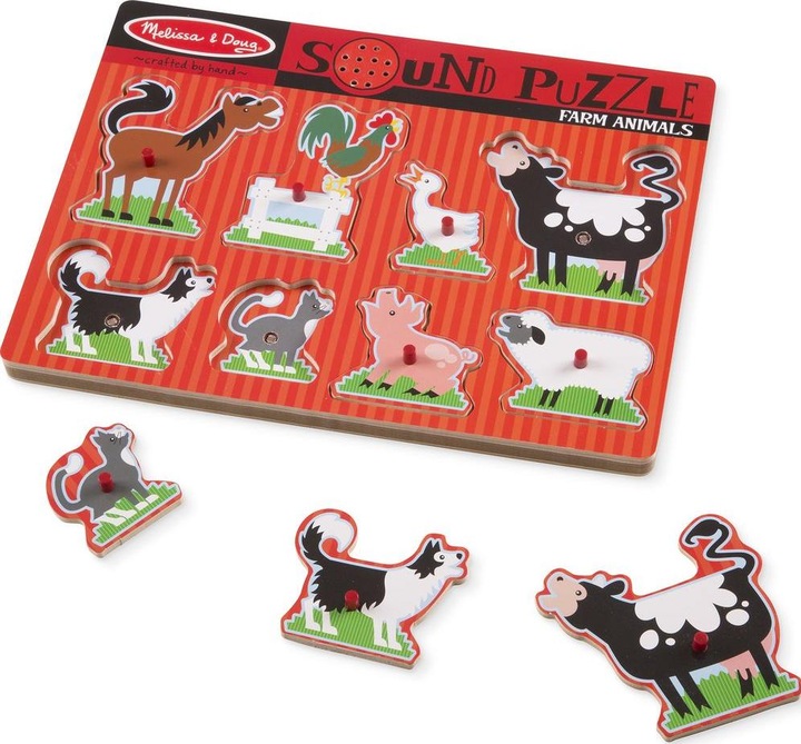 Actual product image Melissa & Doug Farm Animals (8 pieces)