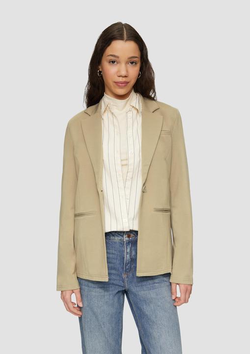 Produktbild S.Oliver Indoor-Blazer Elastischer Blazer aus Interlockjersey (42)